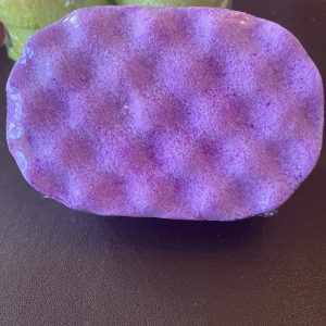 Space purple (alien) soap sponge