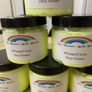 Dazy flower whipped soap