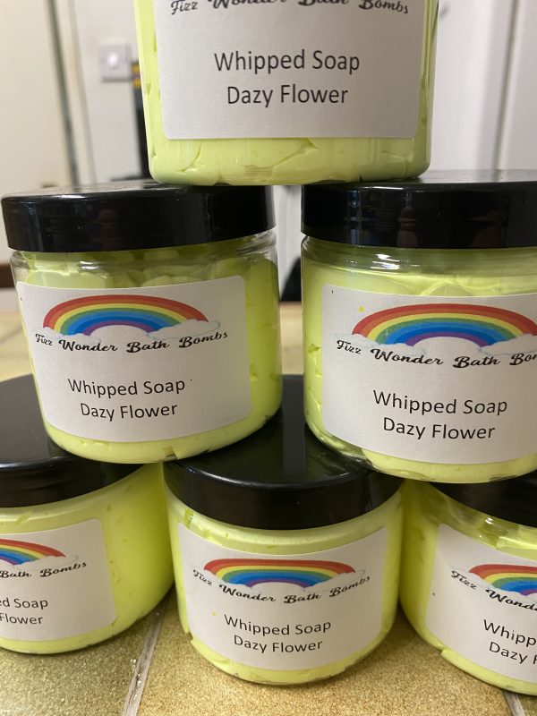Dazy flower whipped soap